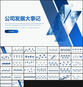 公司发展大事记PPT