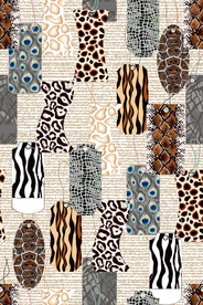 豹纹 斑马纹 孔雀羽毛 羽毛