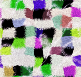 羽毛 4色羽毛 抱枕羽毛