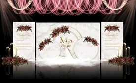 红白色主题婚礼