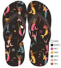 11款海洋沙滩拖鞋设计