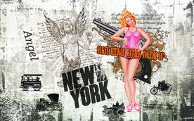 欧式复古装饰画背景墙