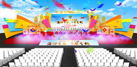 艺术节 舞台 艺术节舞美 农民