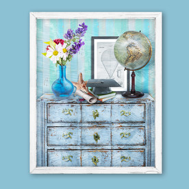 地中海家居花瓶静物装饰画