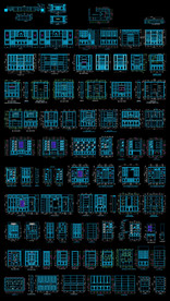 全屋定制酒柜书柜鞋柜衣柜cad
