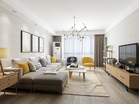 北欧风格  客餐厅