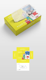 二次元年轻人抽纸盒纸盒包装设计