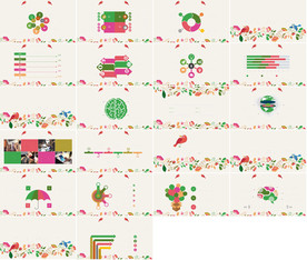 超美森系婚礼家装清新文艺ppt