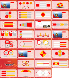 红色喜庆公司培训狼性文化