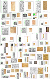 植物花纹雕刻图案