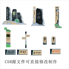 AAA级湿地公园系统导视牌