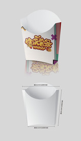 一次性披萨盒大气薯条汉堡盒