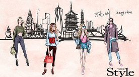 服装店工装背景墙