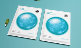 透明质酸钠面膜包装设计平面图