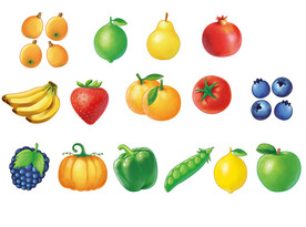 水果 写实 卡通