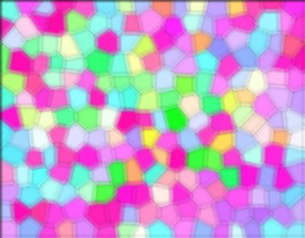 彩色几何圆形纹理