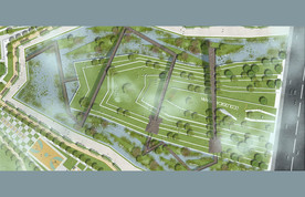 湿地公园绿化规划平面图