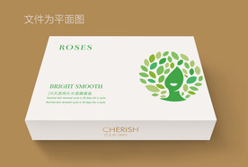 有机植物护肤品套盒包装