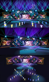 电音节 时尚舞台 走秀舞美