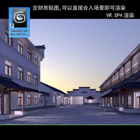 中式多层 中式庭院