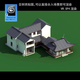 中式多层 中式庭院