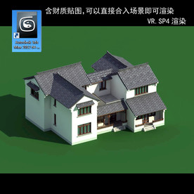 中式多层 中式庭院