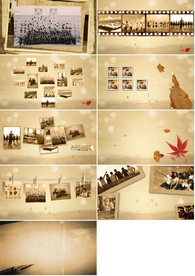 通用同学聚会毕业同学录PPT