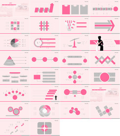 通用粉色护士ppt大气模板
