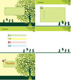 通用缤纷卡通PPT大气模板