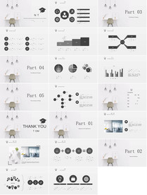 通用美式炫酷杂志风ppt下载