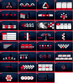 通用梦想科幻炫酷PPT大气模板
