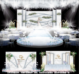 大理石婚礼主题婚礼