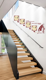 国学楼道楼梯文化墙