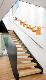 国学经典楼梯文化墙