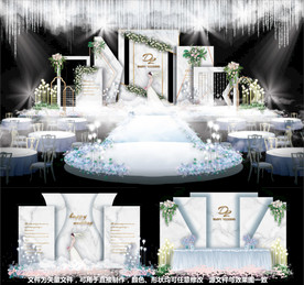 大理石婚礼主题婚礼