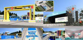 美食节场景3D美陈