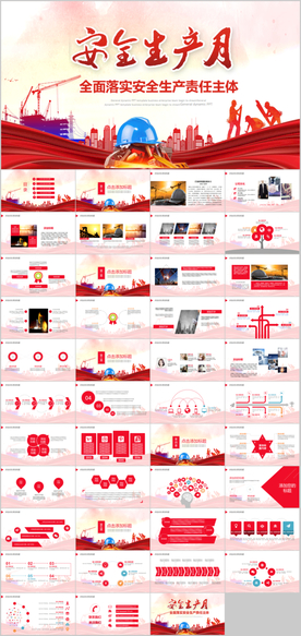 2019安全生产月宣传PPT