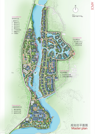 旅游度假区景观平面图