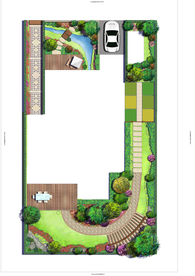 庭院景观设计彩平图