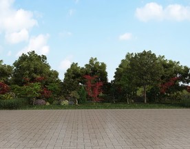 3D园林景观场景