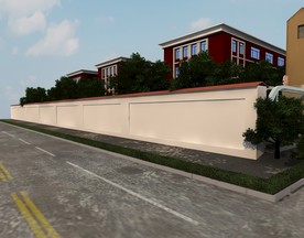 校园文化墙场景