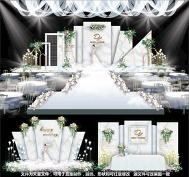 主题婚礼白色婚礼