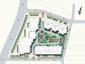 小区景观规划设计平面图