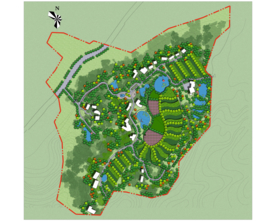 美丽乡村景观规划设计平面图