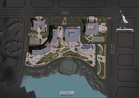 商业广场景观平面图