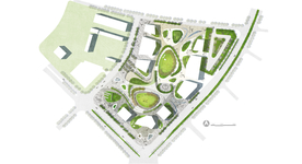 境外风格休闲公园规划平面图