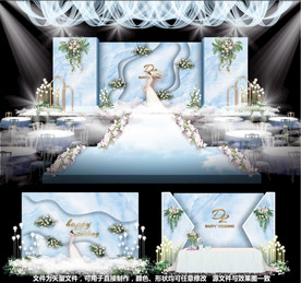 婚礼设计蓝色婚礼