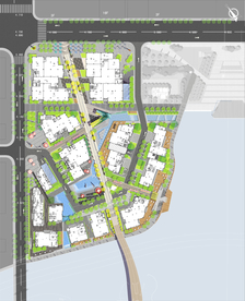 居住小区景观设计彩平图
