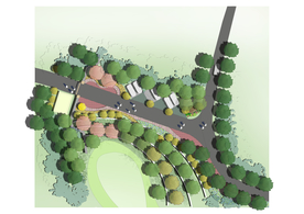 入口景观设计彩平图