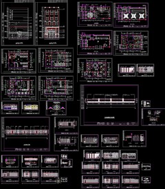 酒店餐厅施工图